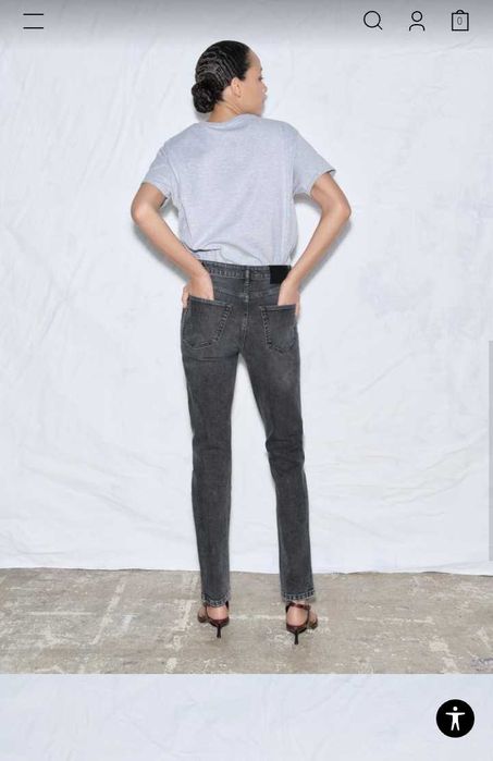 Дънки ZARA EUR 38 USA 30