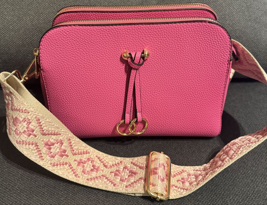 Елегантна розова чанта