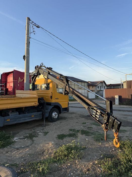 Mercedes Atego 815 Basculabil cu macara Hiab