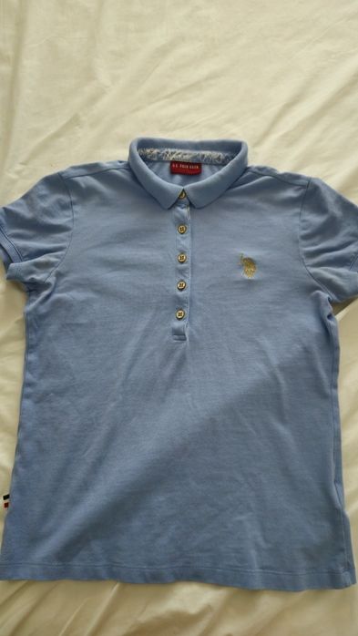 Tricou Polo turquoise marime L