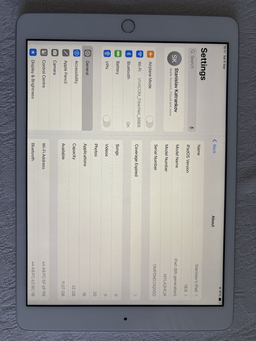 Ipad 8 32gb без драскотина