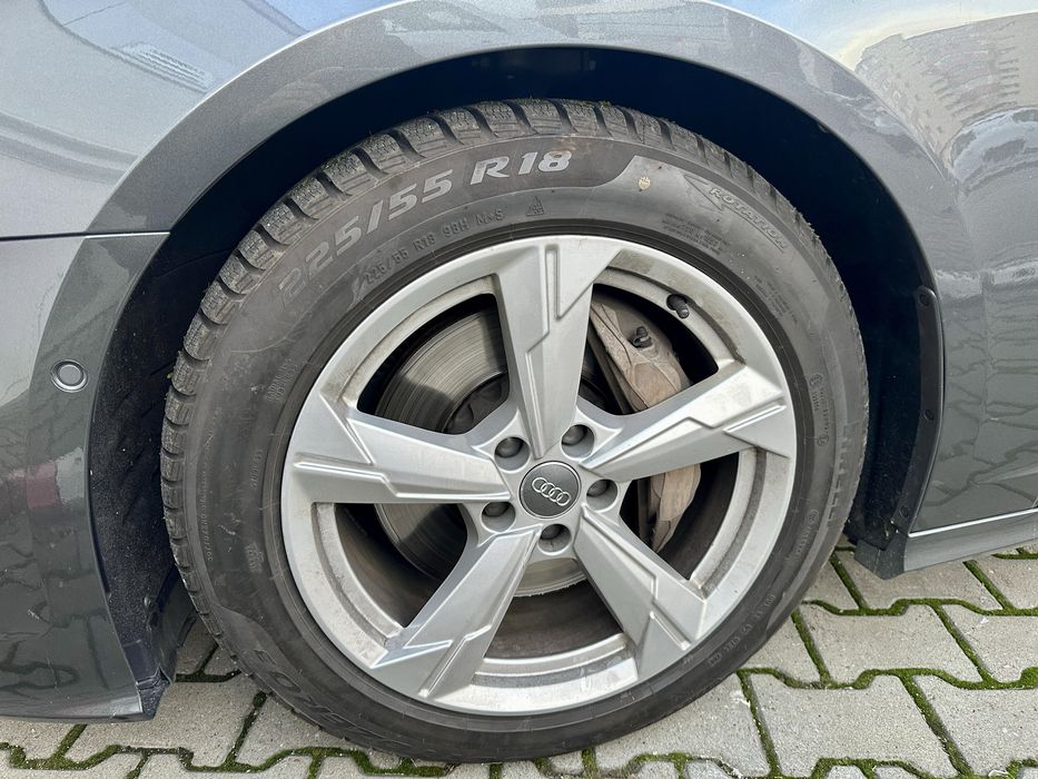 Roti Iarna 18 originale A6 4K C8 225 55 18 / Jante Audi OEM