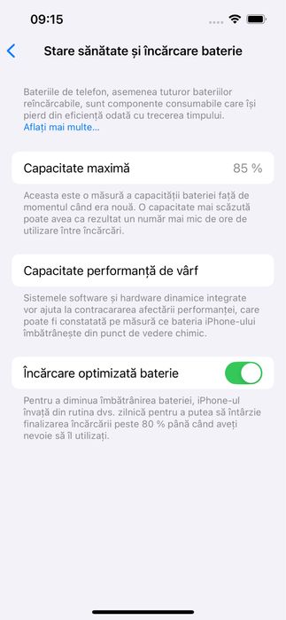 iPhone 13 Pro 128GB – functional, ecran schimbat, baterie 85%