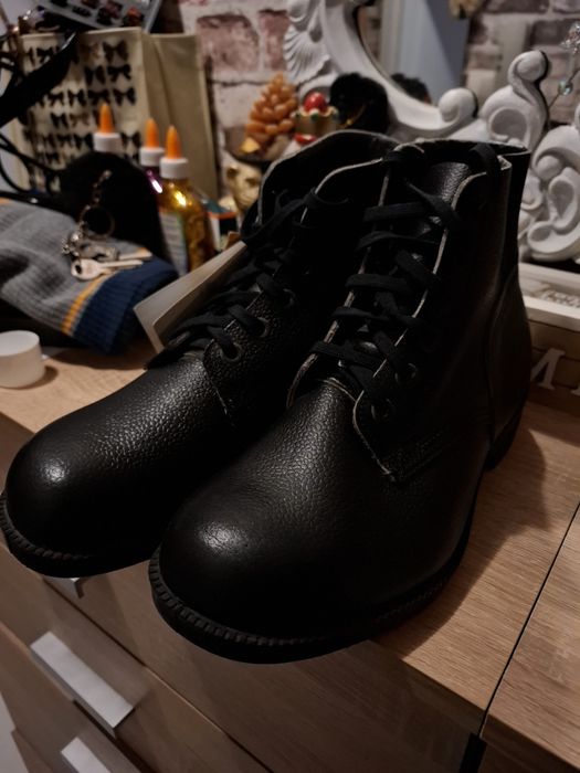 Скандинавски Нови мъжки кожени боти - естествена кожа