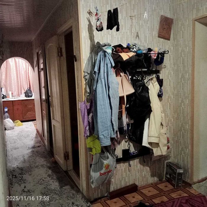 3-ком квартира без ремонта с гаражом, кирпич 3/2/2