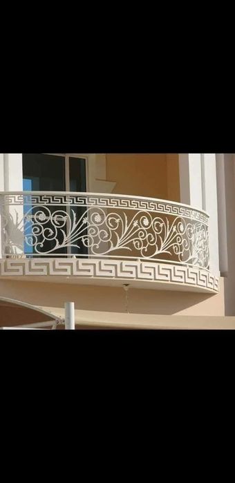 Balustrade din fier forjat.