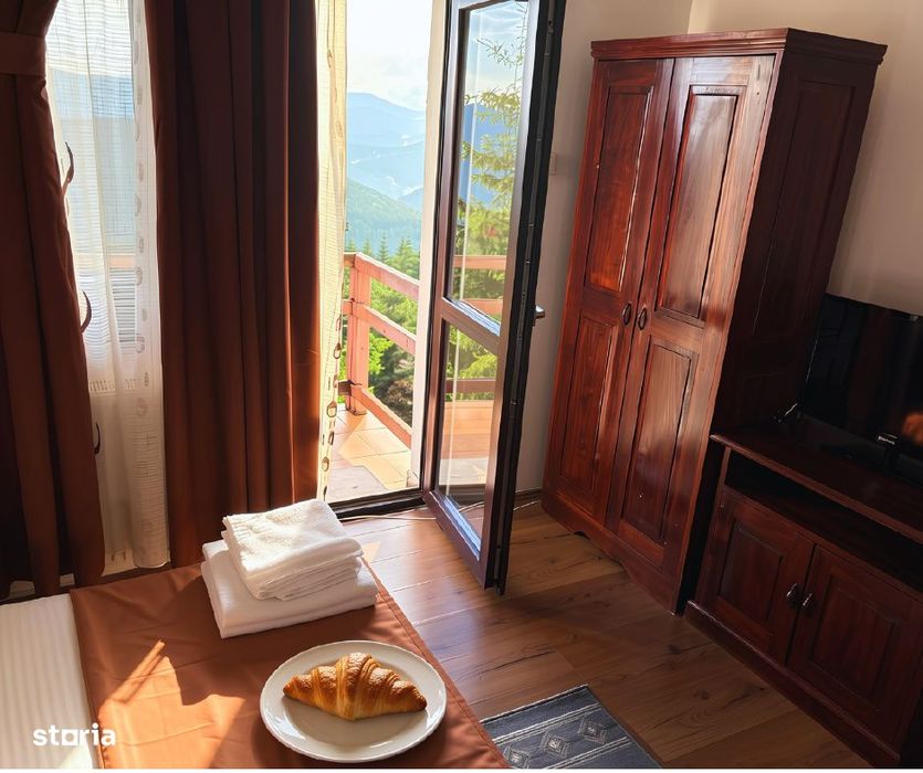 Pensiune functionala cu restaurant, 17 camere, langa  partie in Ranca