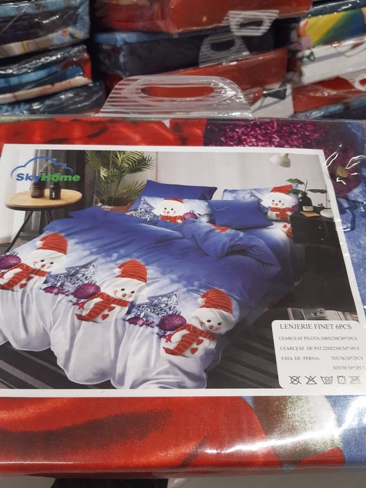 Lenjerie de pat finet 6 piese