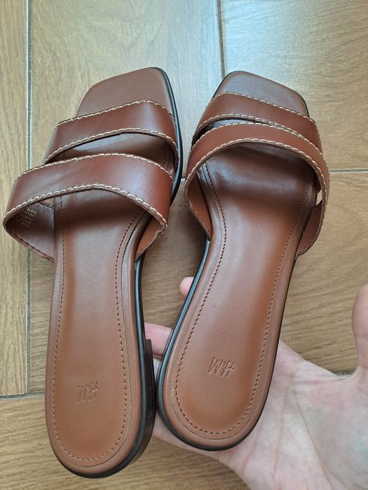 Papuci maro damă H&M