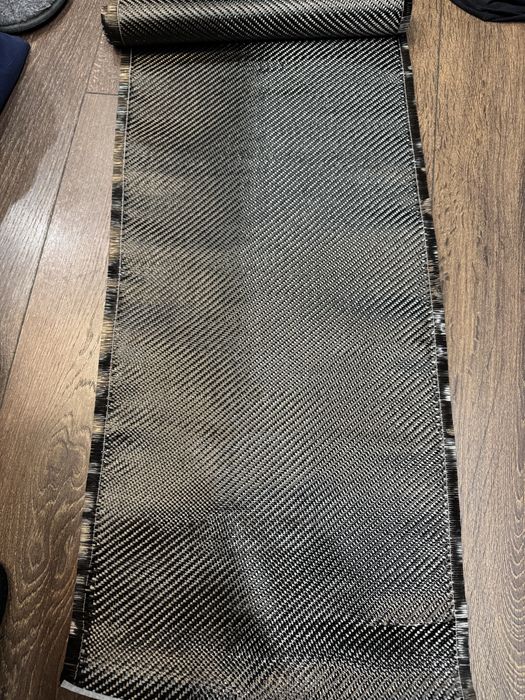 Истински карбон плат carbon fiber  парче 30х150 см