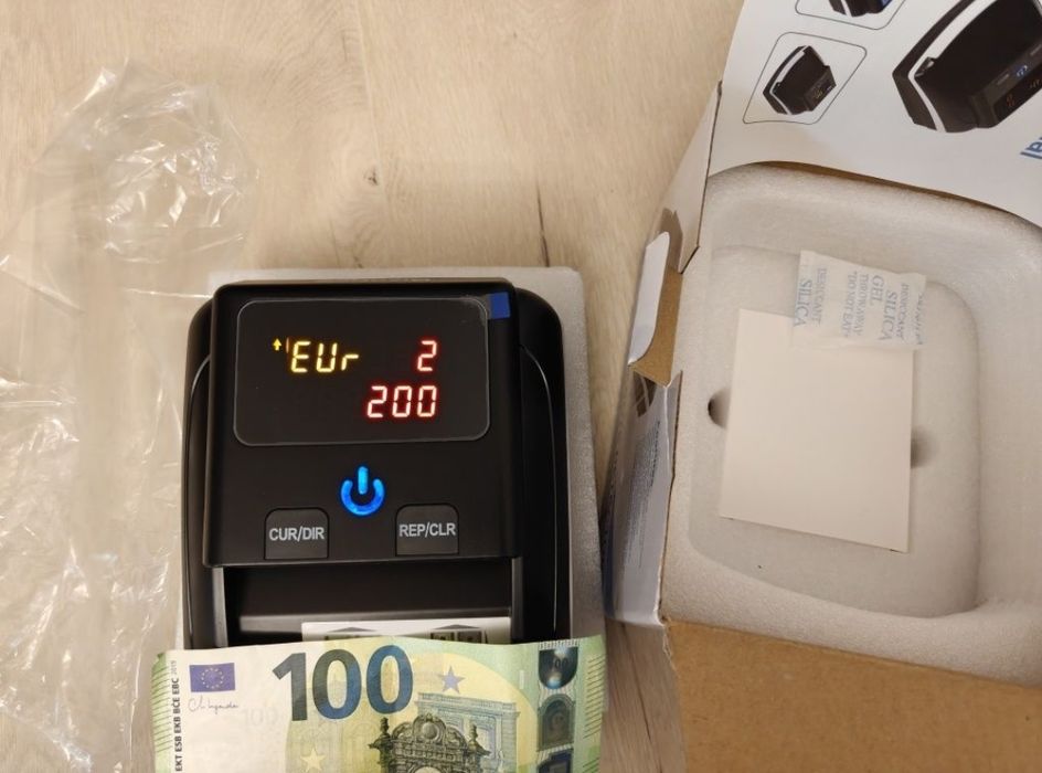 Детектор за автентичност на банкноти EURO ЕВРО и USD ДОЛАР банкноти и др.