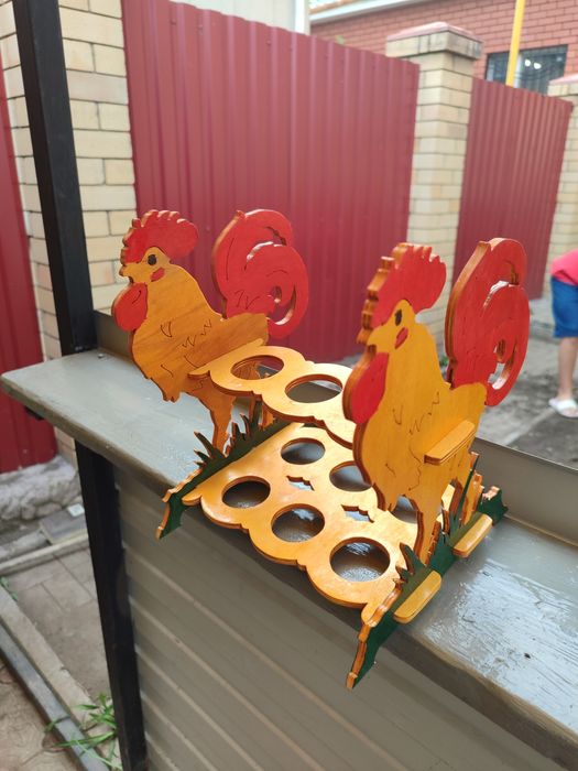 Петушок подставка для яиц на Пасху