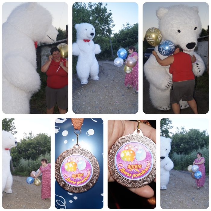 Белый Мишка, Панда, Чебурашка