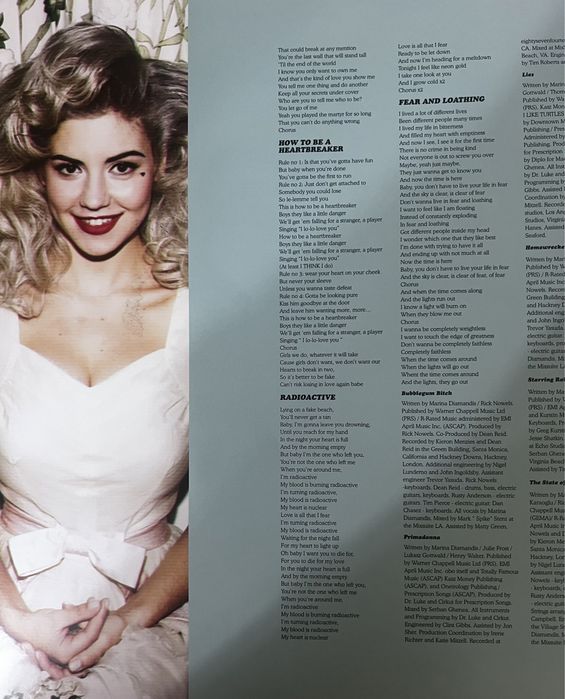 Vinyl Marina and the diamonds