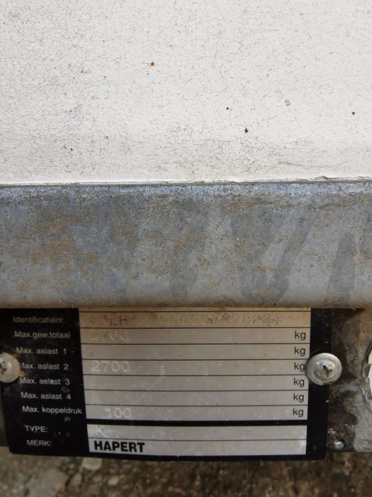 Remorca carosata Hapert