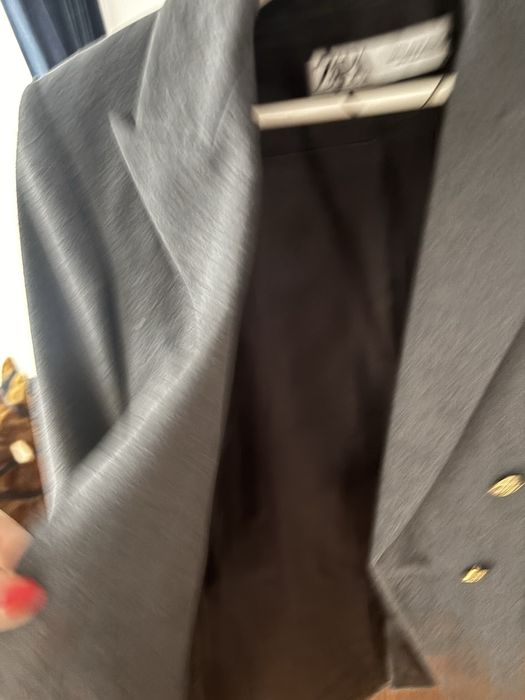 Sacou Zara gri , stofa moale