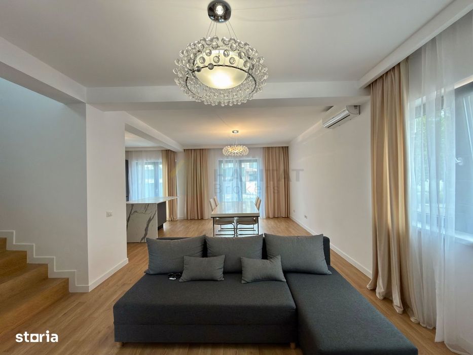 Vilă modernă cu 5 camere de închiriat în Corbeanca
