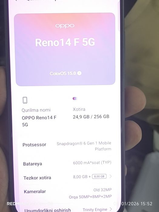 Oppo Reno 14F 5G