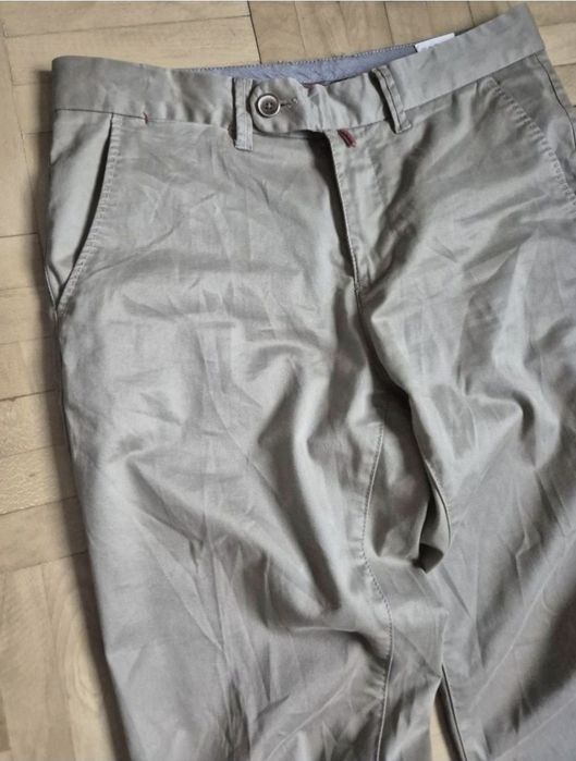Pantaloni bărbați, chino Walbusch, Sim fit - Bumbac Supima - 48