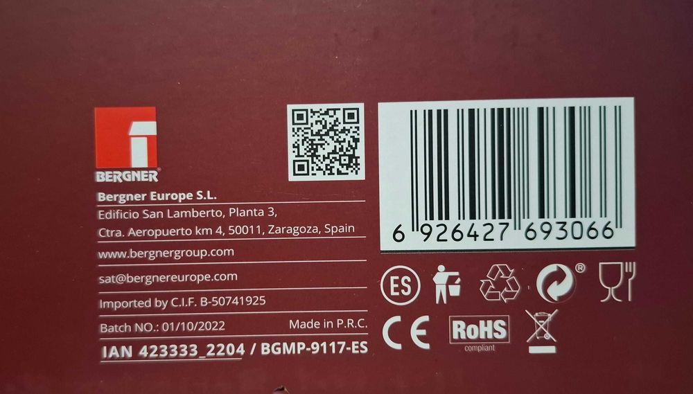 Еър фрайър Masterpro 2.8L 1000W