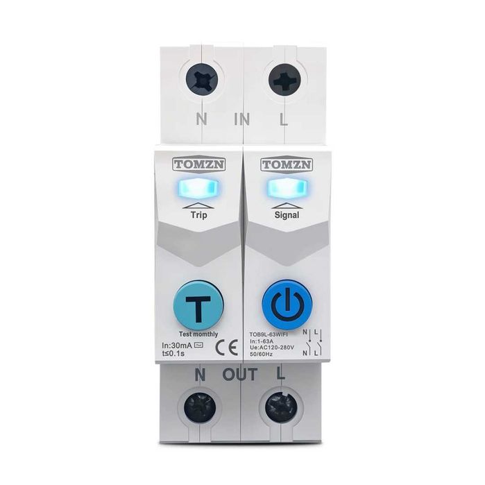 Tuya 1-63A Tomzn 2P WIFI смартметър