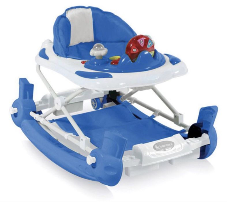 LORELLI-BERTONI Line Проходилка-люлка с евробаза УЧИЛИЩЕ СИНЯ
