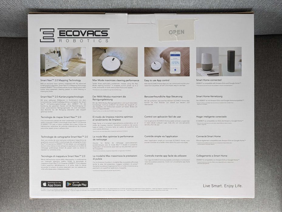 Робот прахосмукачка Ecovacs DEEBOT 710