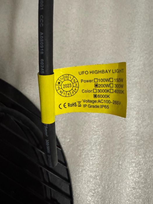 Lampa Led suspendata. Putere 200w, Culoare 6000K Rece