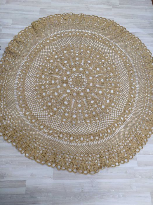 Скатерть вязаная крючком
