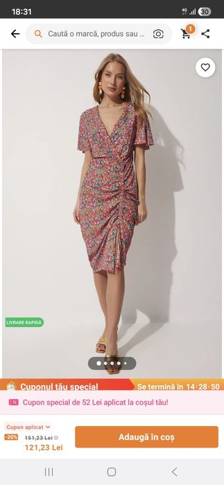 Rochie dama midi, noua cu eticheta
