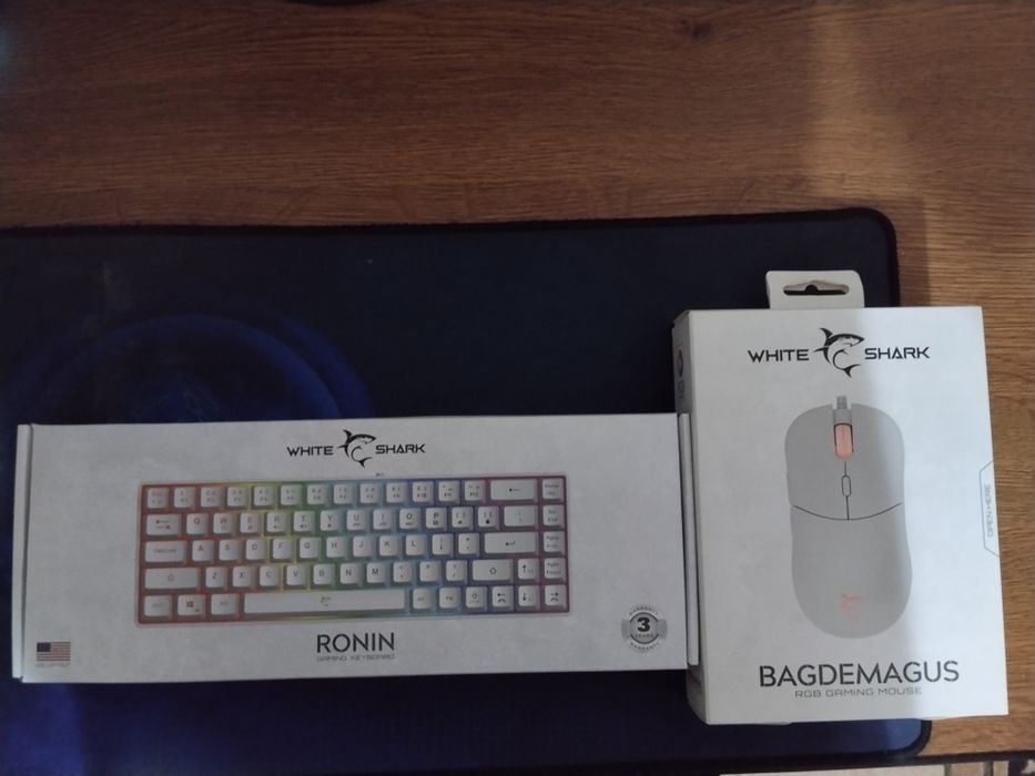 Kit tastatura + mouse White Shark