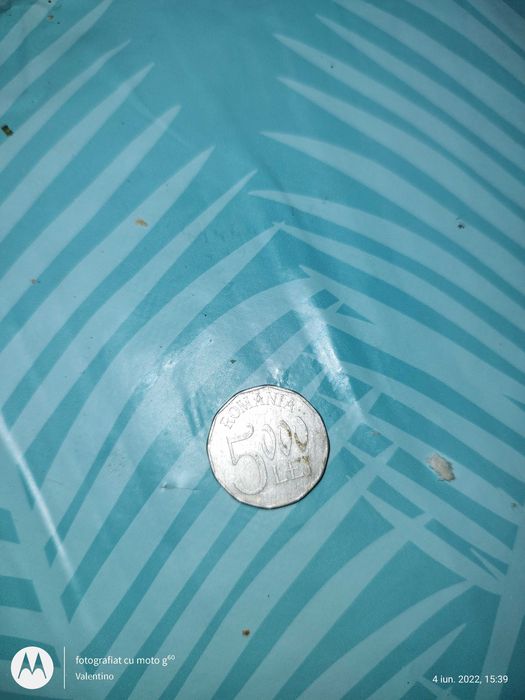 Moneda 5000 lei 2002