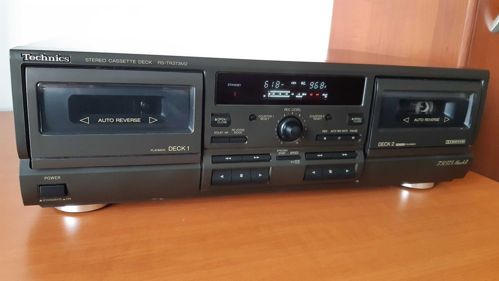 Technics line, deck RS TR 373 M2, receiver SA-EX300 cu telecomanda, cd player SL-PG490