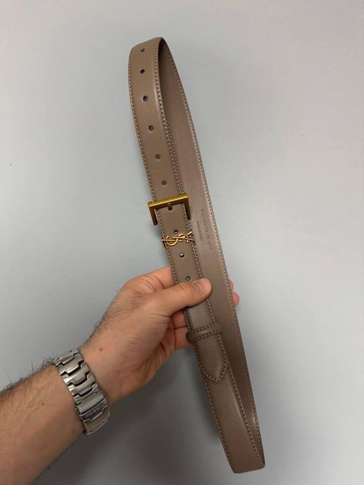 Колан естествена кожа YSL