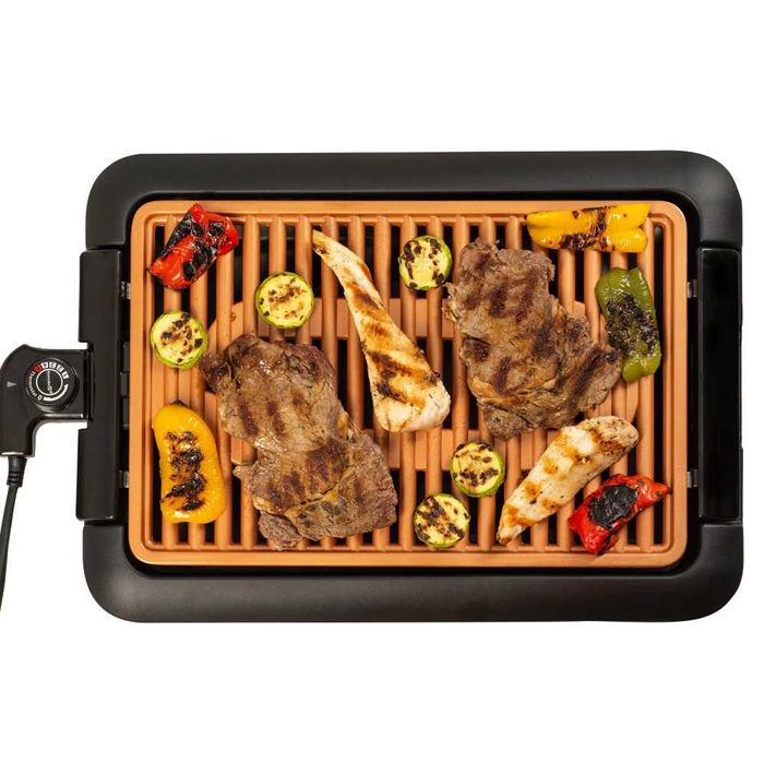 Бездимна скара грил с незалепващо покритие