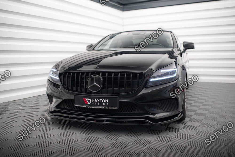 Prelungire bara fata Mercedes CLS C218 2014-2018 v3 - Maxton Design