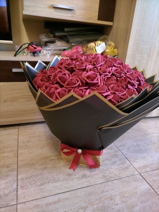 Букет от вечни рози