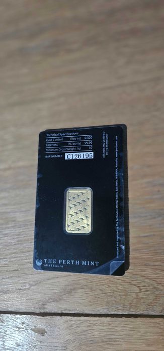 Lingou de aur 2×10g. Perth Minth&Geiger