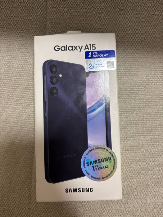 Samsung A15 Blue Black