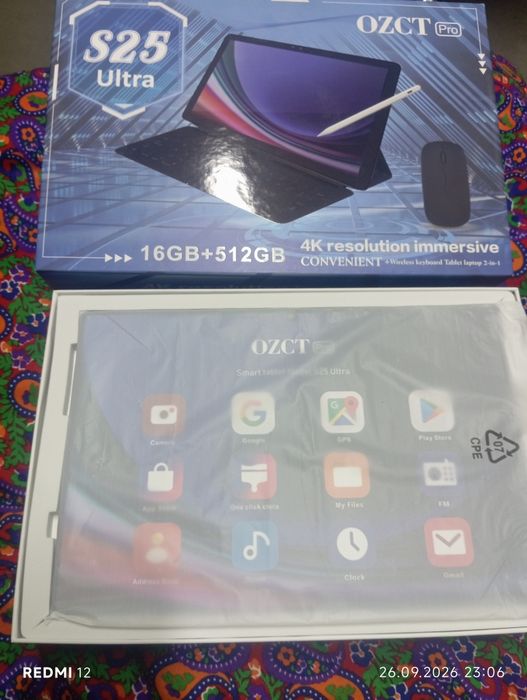 OZCT S25 ultra планшет