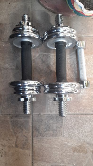 Haltere 2x 4 kg plus una mica 1 kg