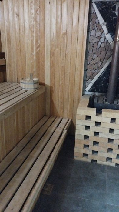 Сауна на дровах кабинки Конаев