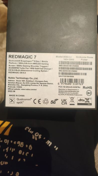 Продам игровой смартфон редмейджик 7