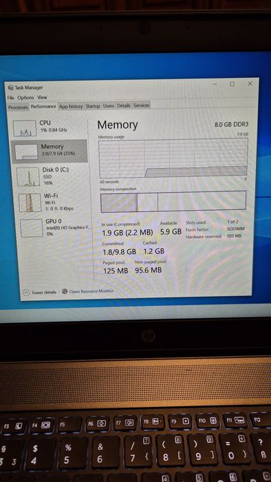 Laptop HP ZBook 14 Intel i7 4600u SSD 512GB , 8GB RAM Windows 10