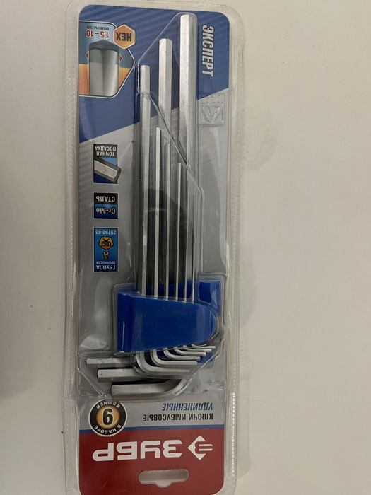 Обжимка, шестигранники и сверла ключи