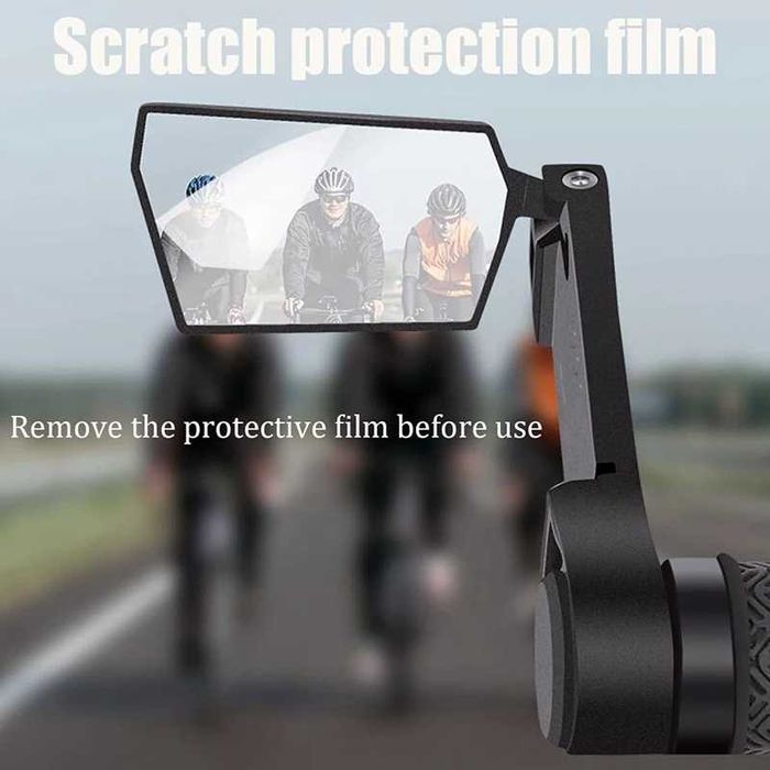 Мултифункционални огледала за велосипед, 360°, Регулируеми, Сгъваеми