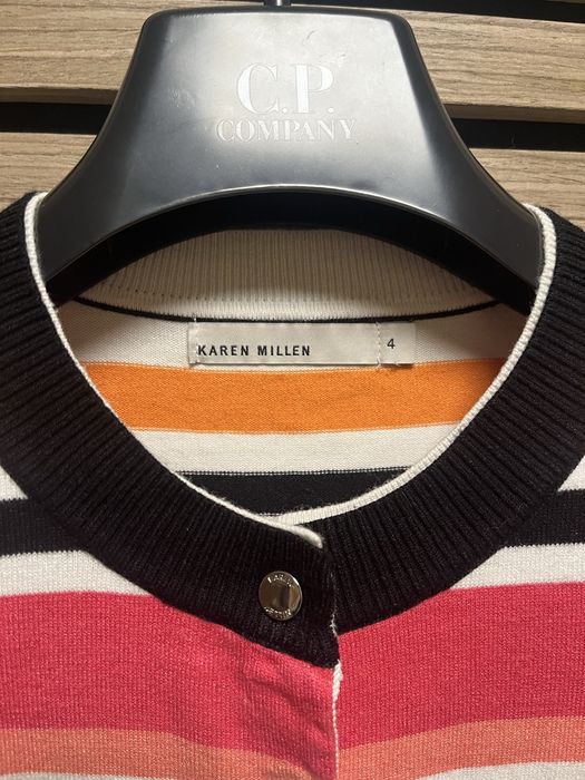 Karen Millen : Striped Knit Premium Cardigan -размер 4/ S-М Оригинал