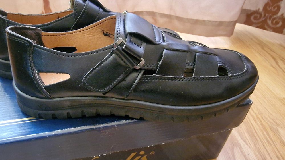 Sandale Bărbați Respirabili din piele Anti-alunecare Casual