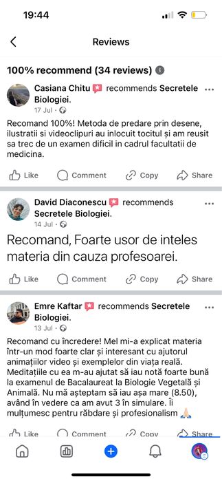 Meditații Biologie Admitere Medicină + Bacalaureat