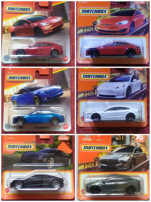 Hot Wheels / Matchbox Tesla